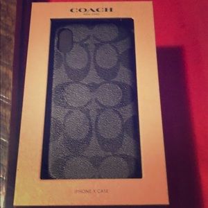 Coach iPhone X hard case